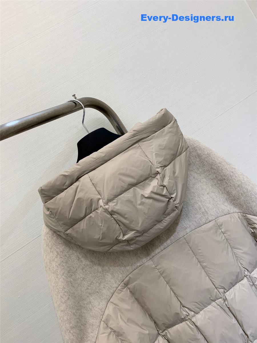 BC down hooded fleece jacket