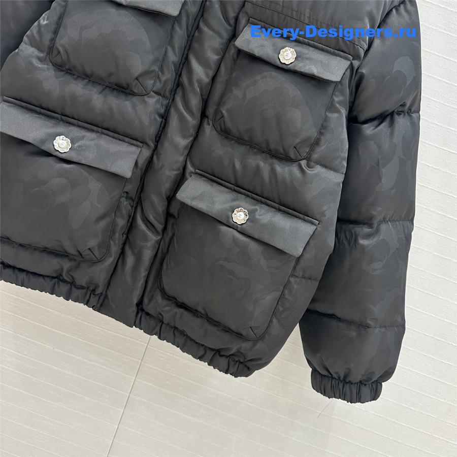 Ch**el stand collar down jacket