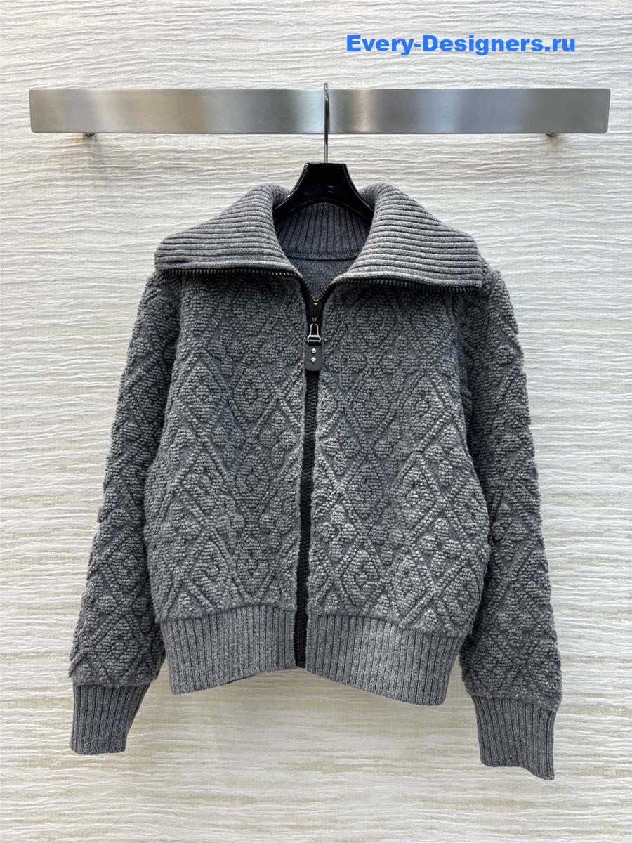 l0vis Vvtt0n lv jacquard sweater cardigan