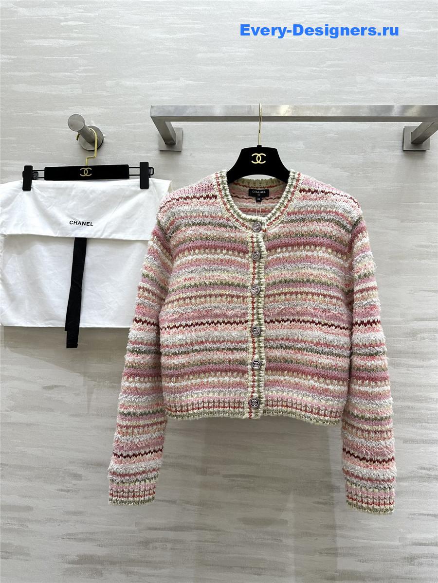 Ch**el colorful yarn cardigan jacket