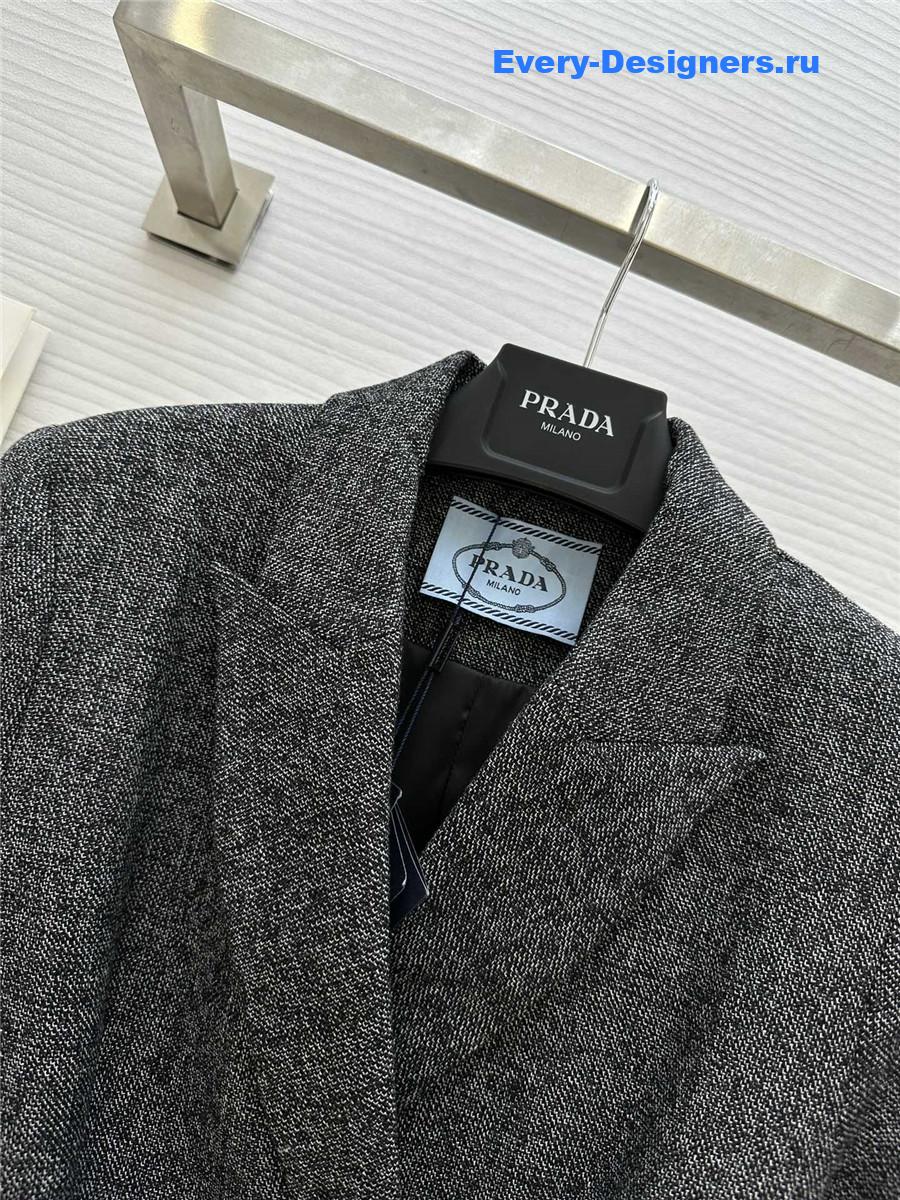Pra*a mid-length blazer
