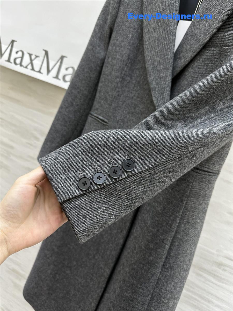 Vanitoo wool lapel long coat