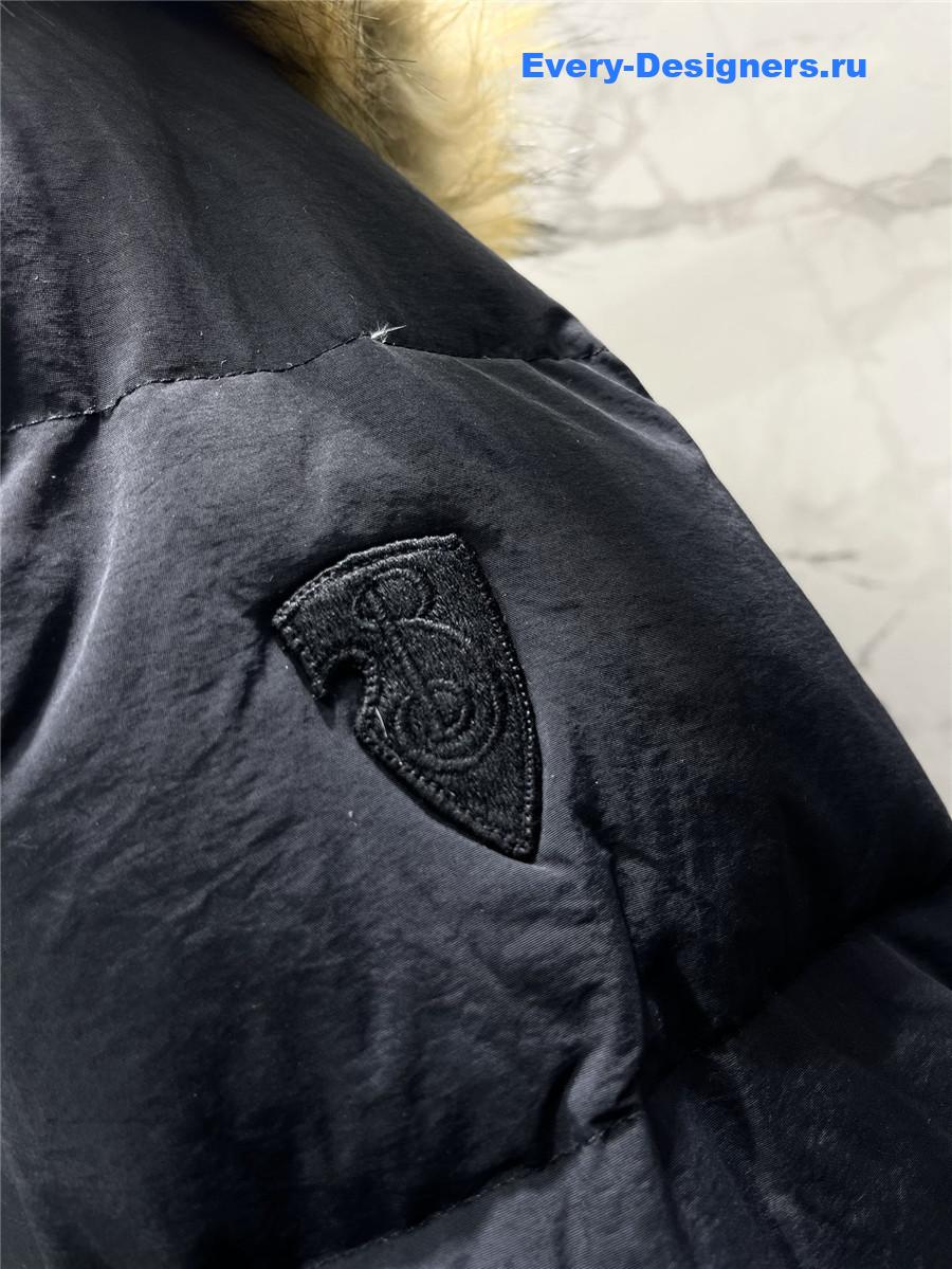 Bv*b*rry hooded long puffer jacket