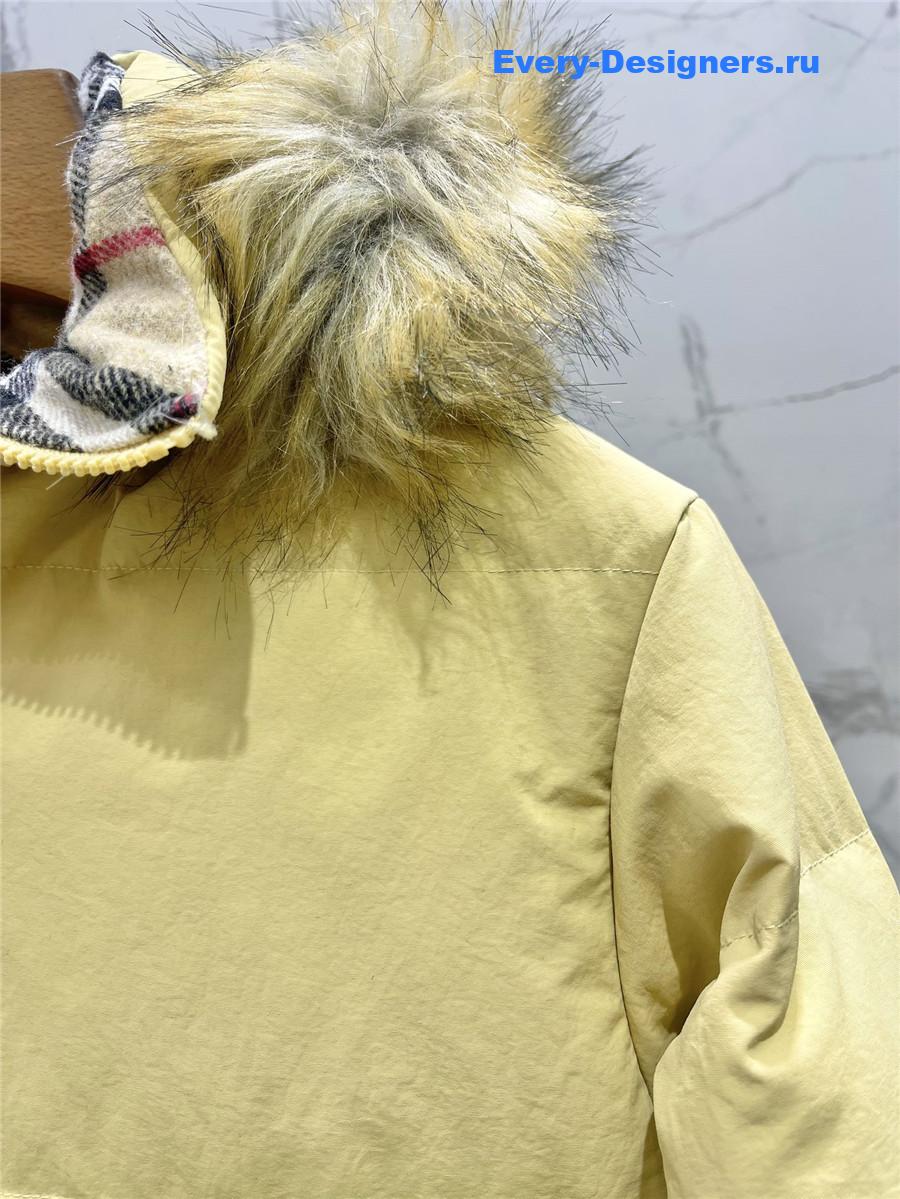Bv*b*rry hooded long puffer jacket