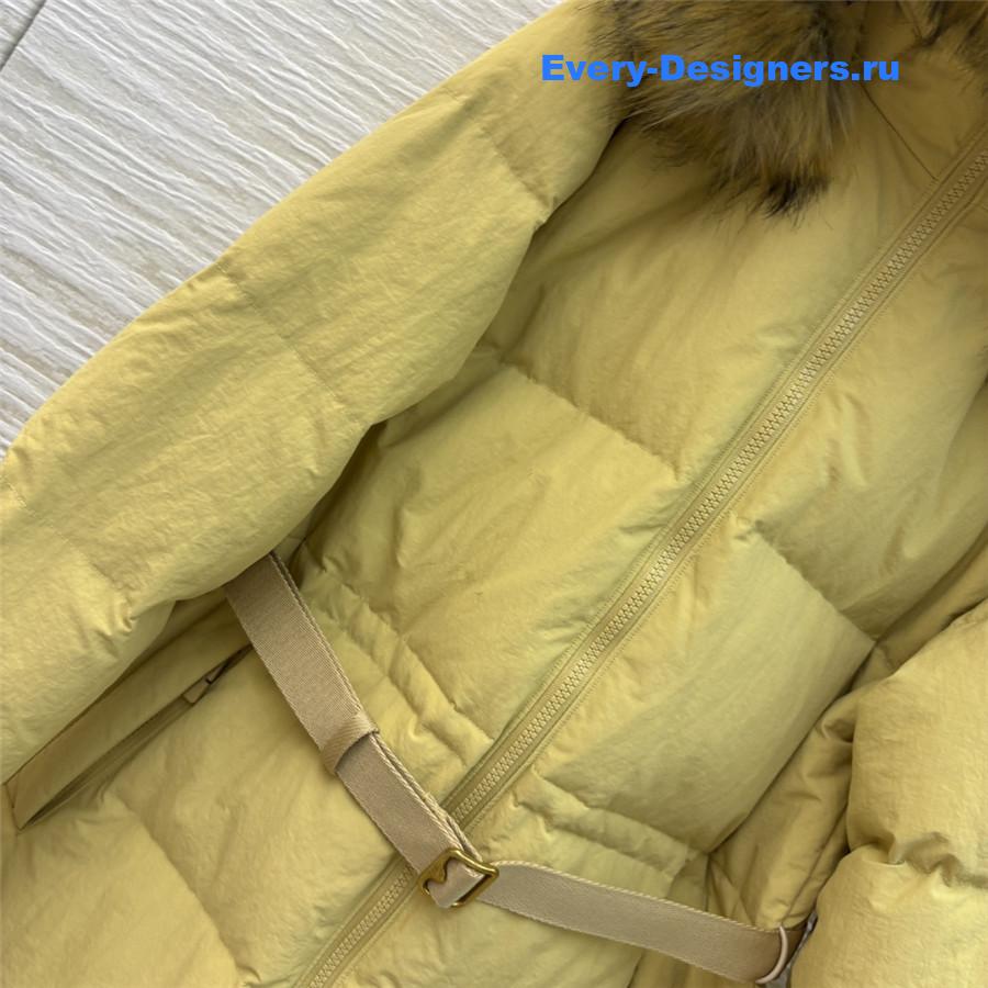 Bv*b*rry long h-line down jacket