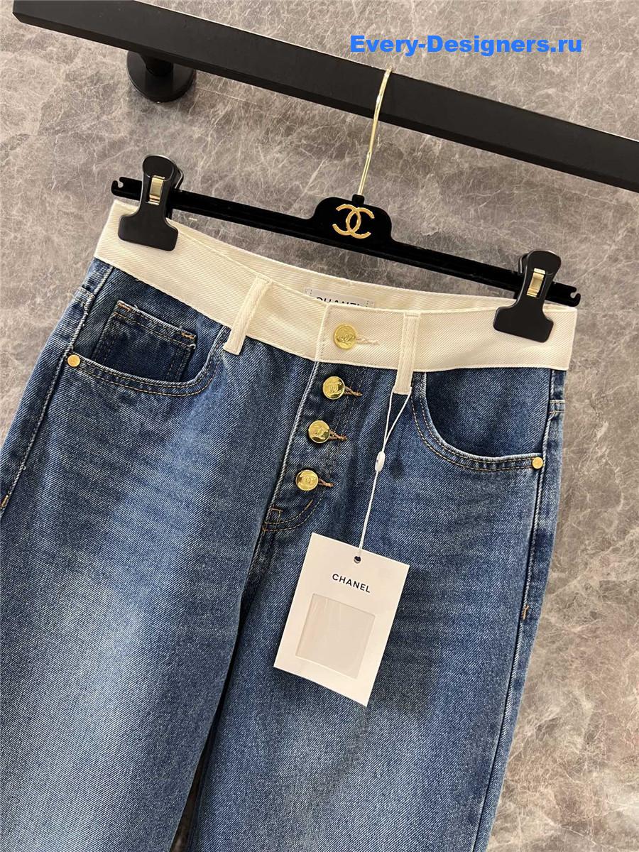 Ch**el 4-button straight trousers