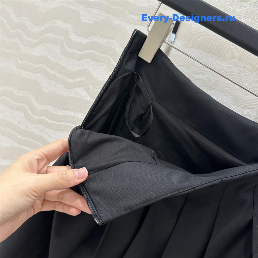 M1um1u pleated midi skirt