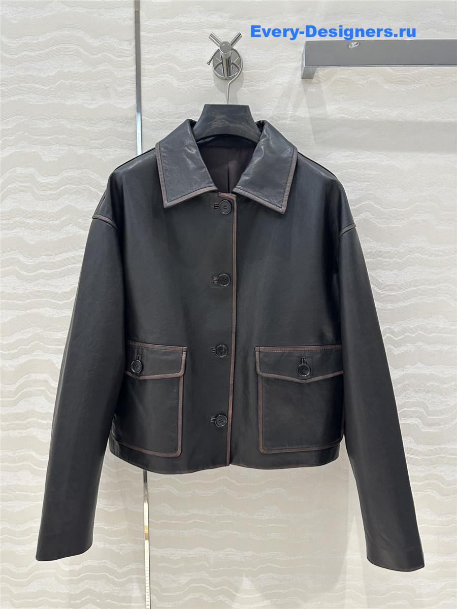 L0ew* leather jacket