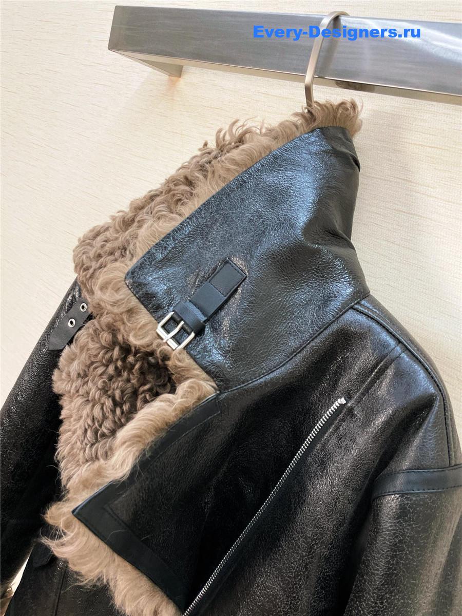 Acne studios shearling coat