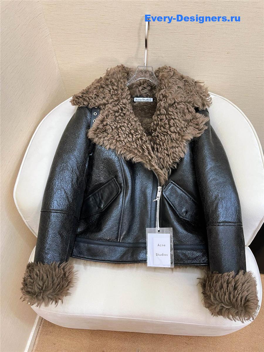 Acne studios shearling coat
