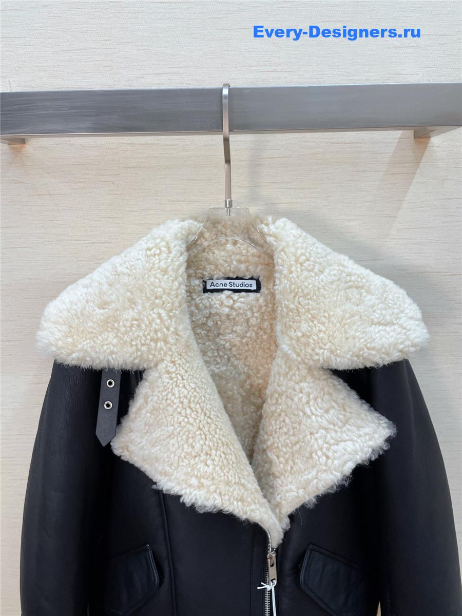 Acne studios shearling coat