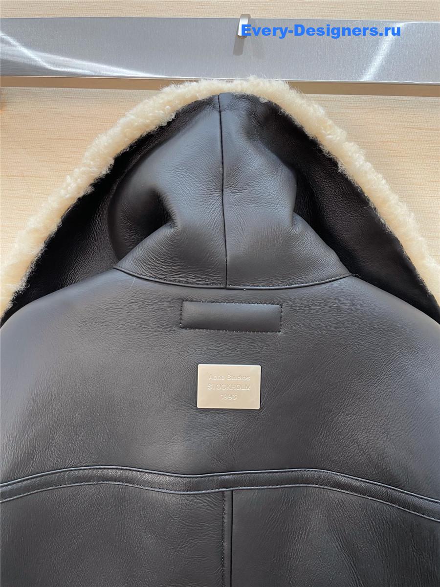 Acne studios shearling coat