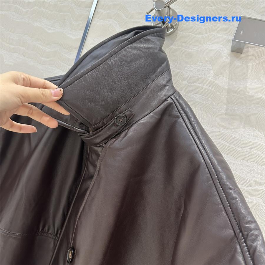 BC Cape Leather Padded Jacket