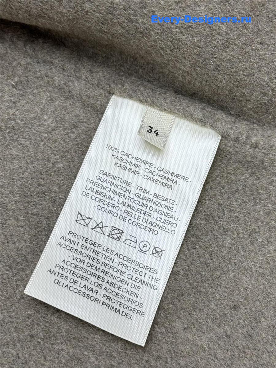 H**me5 fake two-piece cashmere coat
