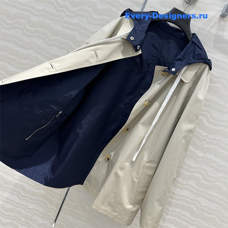 M1um1u jacket short trench coat
