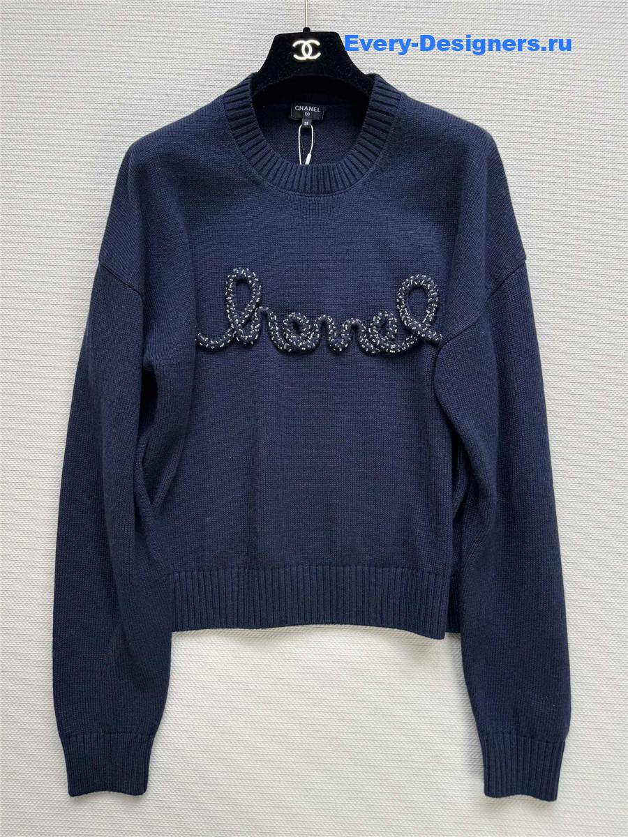 Ch**el logo cardigan
