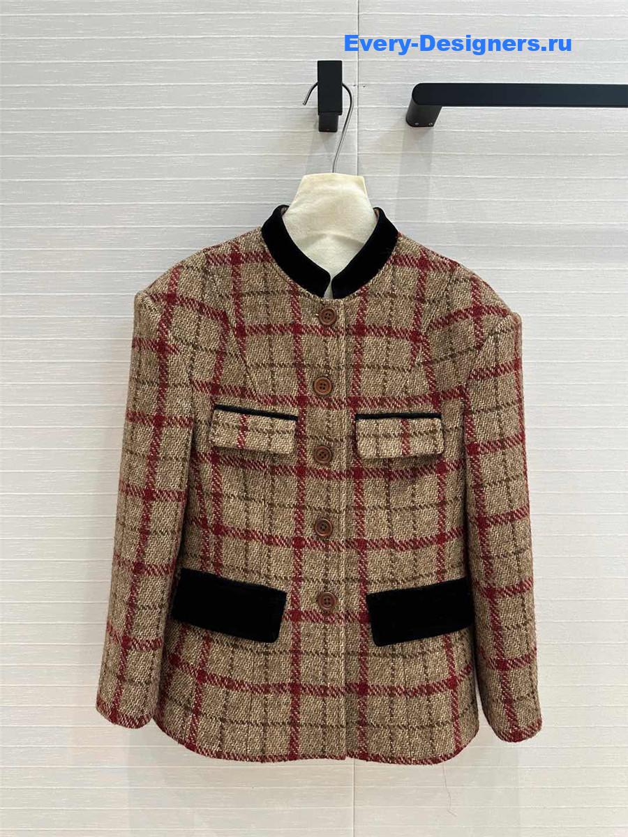 Gvc*1 stand collar equestrian jacket