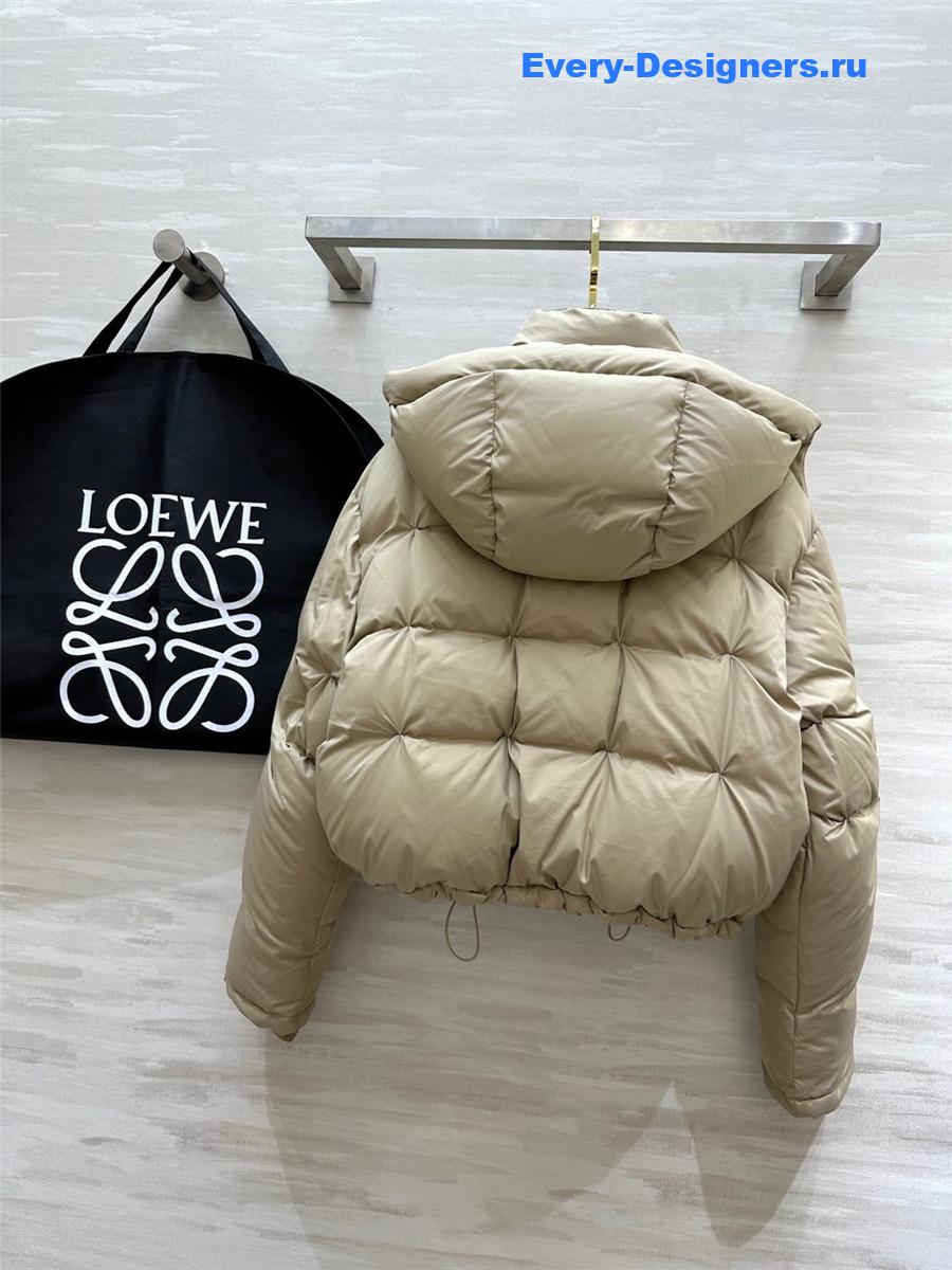L0ew* hooded down jacket