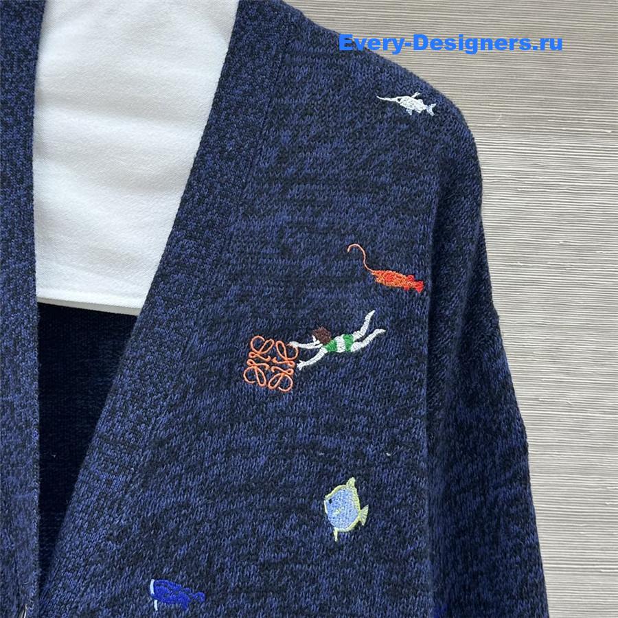 L0ew* knitted coat