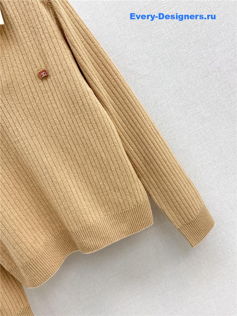 Ch**el fake two piece sweater