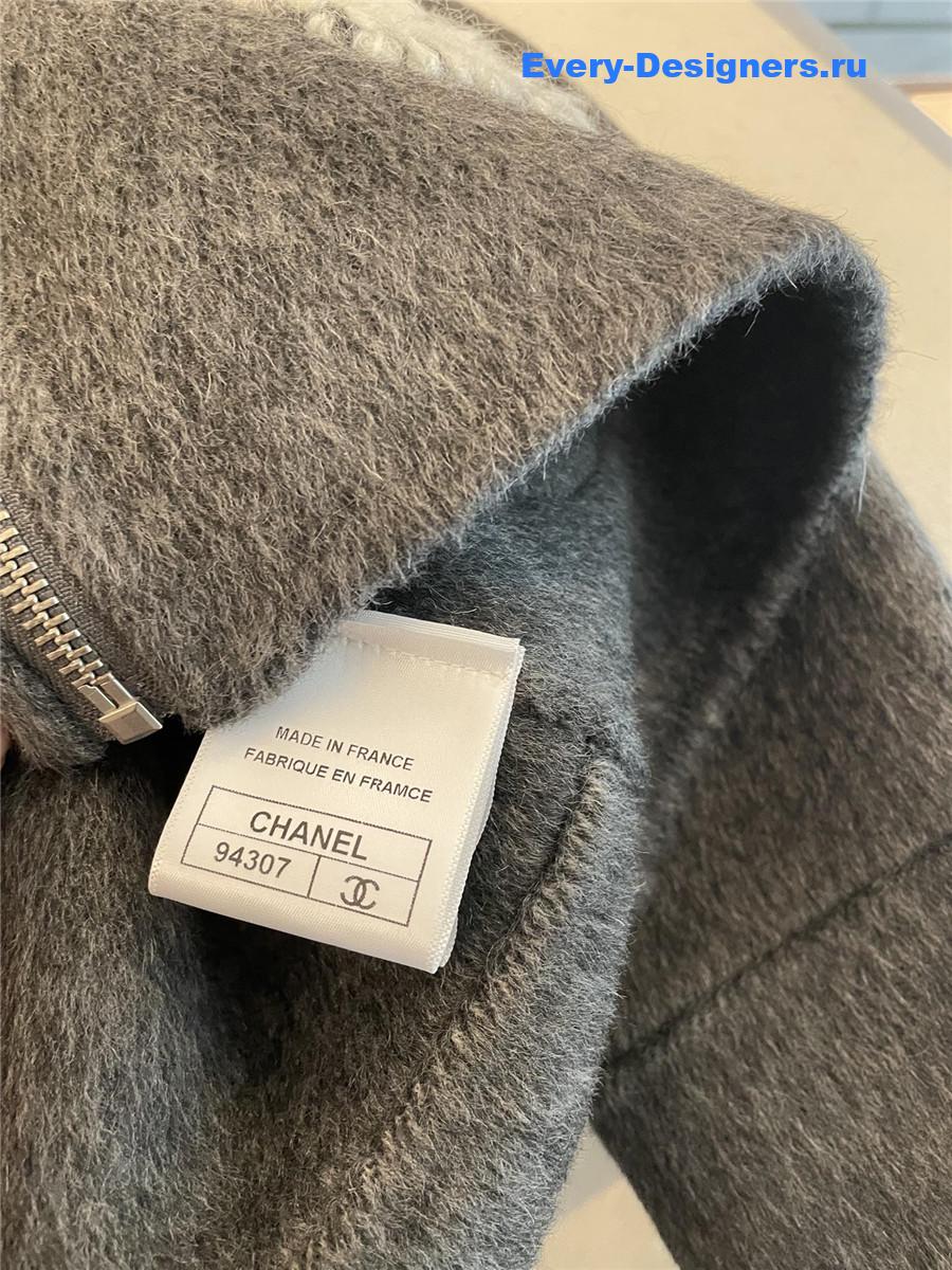 Ch**el ladies lapel knitted cardigan jacket