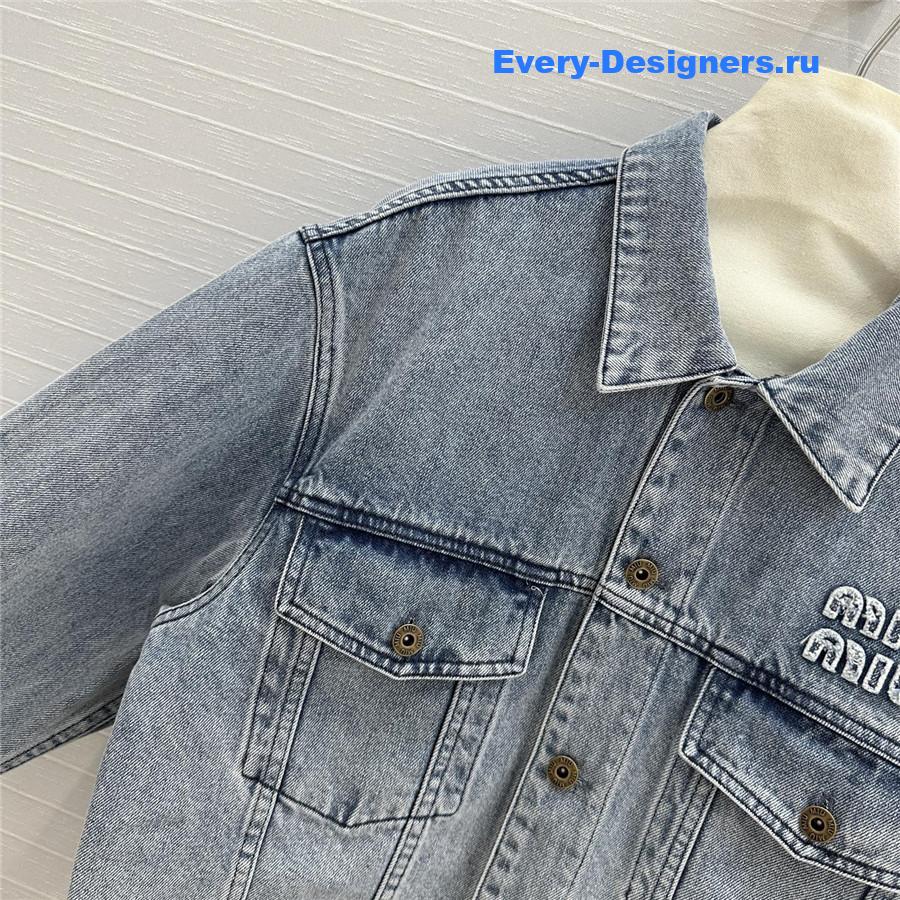 Miu Miu Washed Denim Jacket