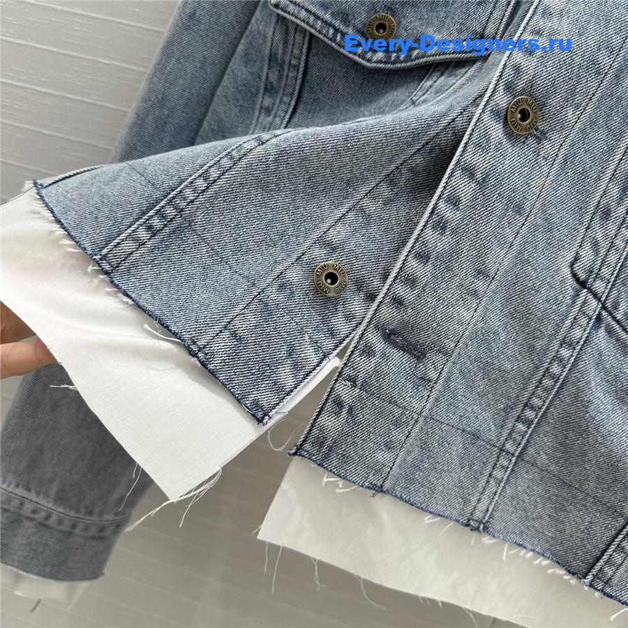Miu Miu Washed Denim Jacket