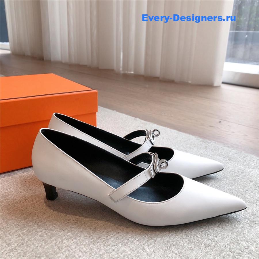 H**me5 kiara 40 pumps white