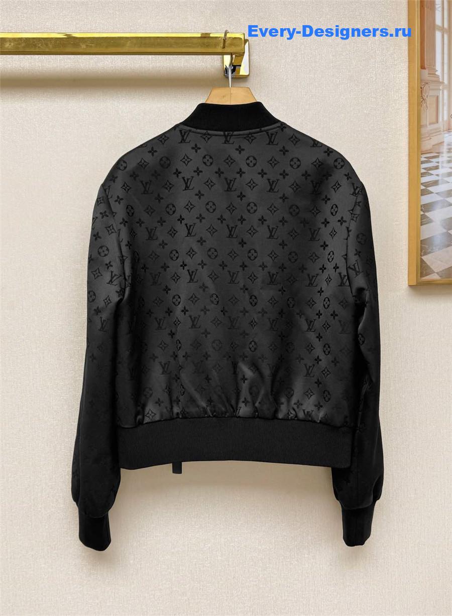 l0vis Vvtt0n embossed monogram zip-up jacket