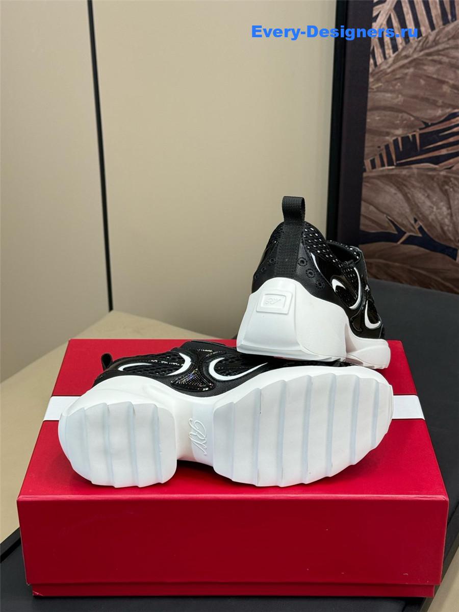 roger u1u1er viv on the run black sneakers