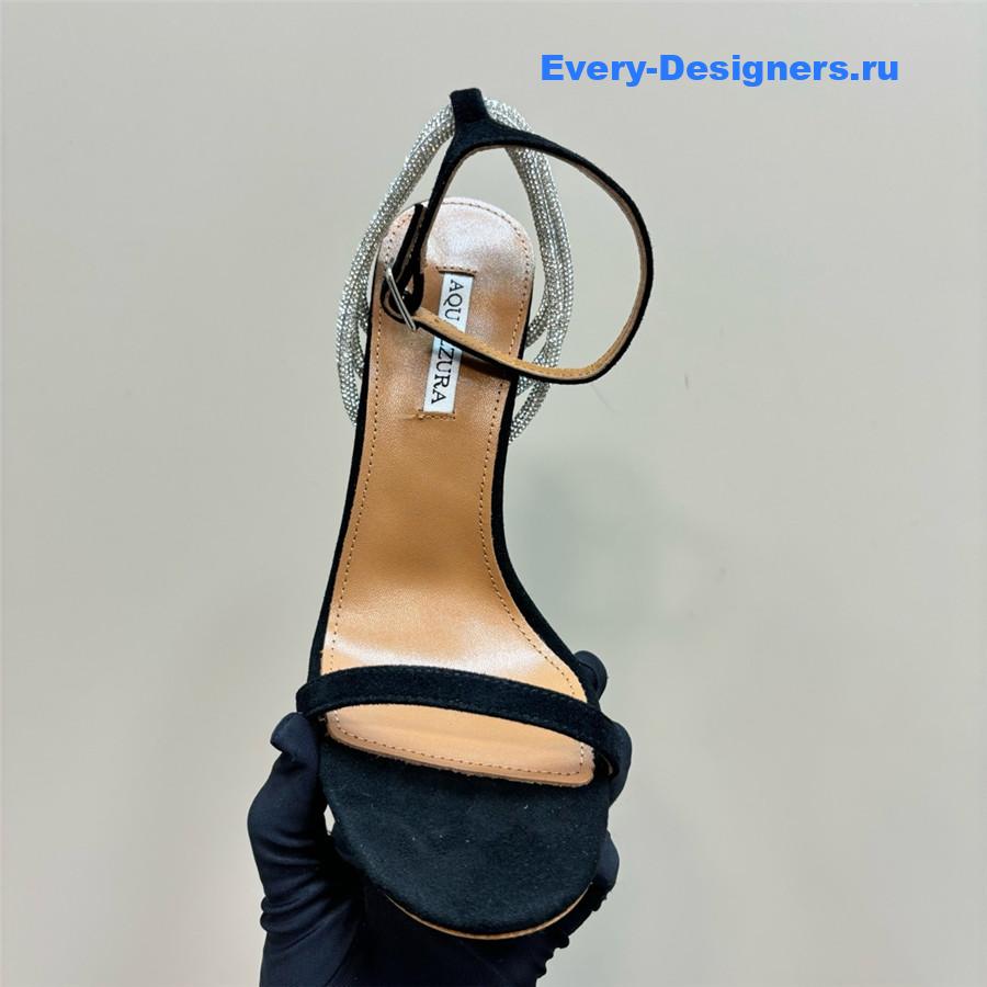 Aquazzura Wild At Heart 105 Sandal Black