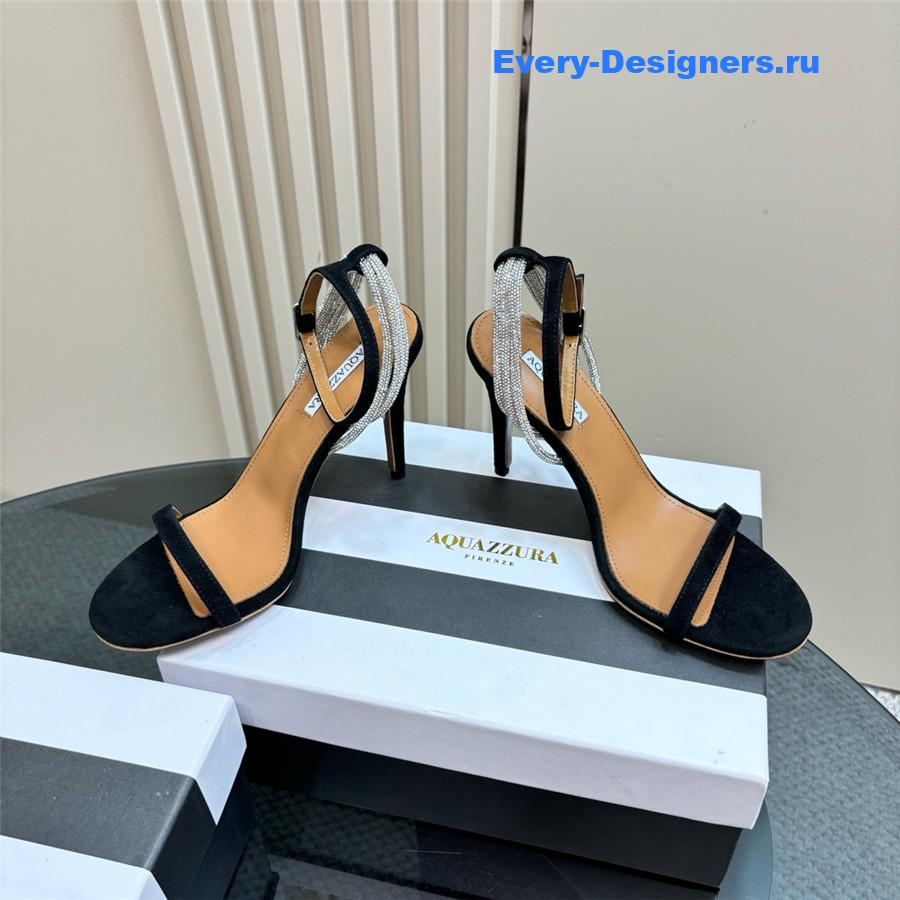 Aquazzura Wild At Heart 105 Sandal Black