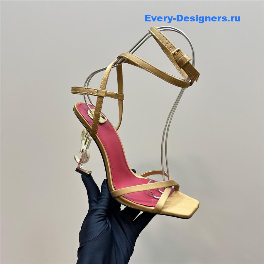 Sa1nt Lau*nt gold opyum sandals