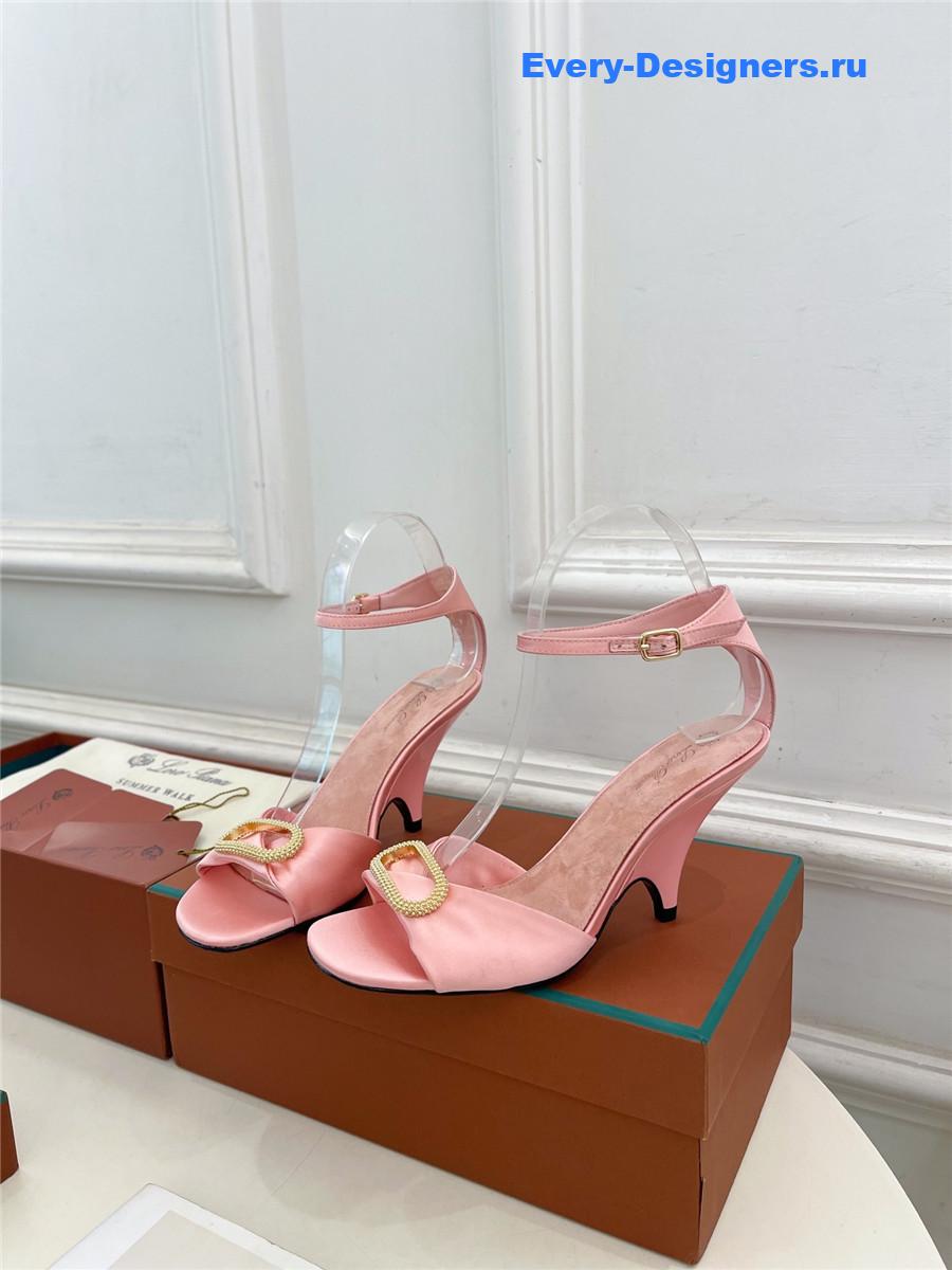 L0r0 P1ana metal buckle high heel sandals