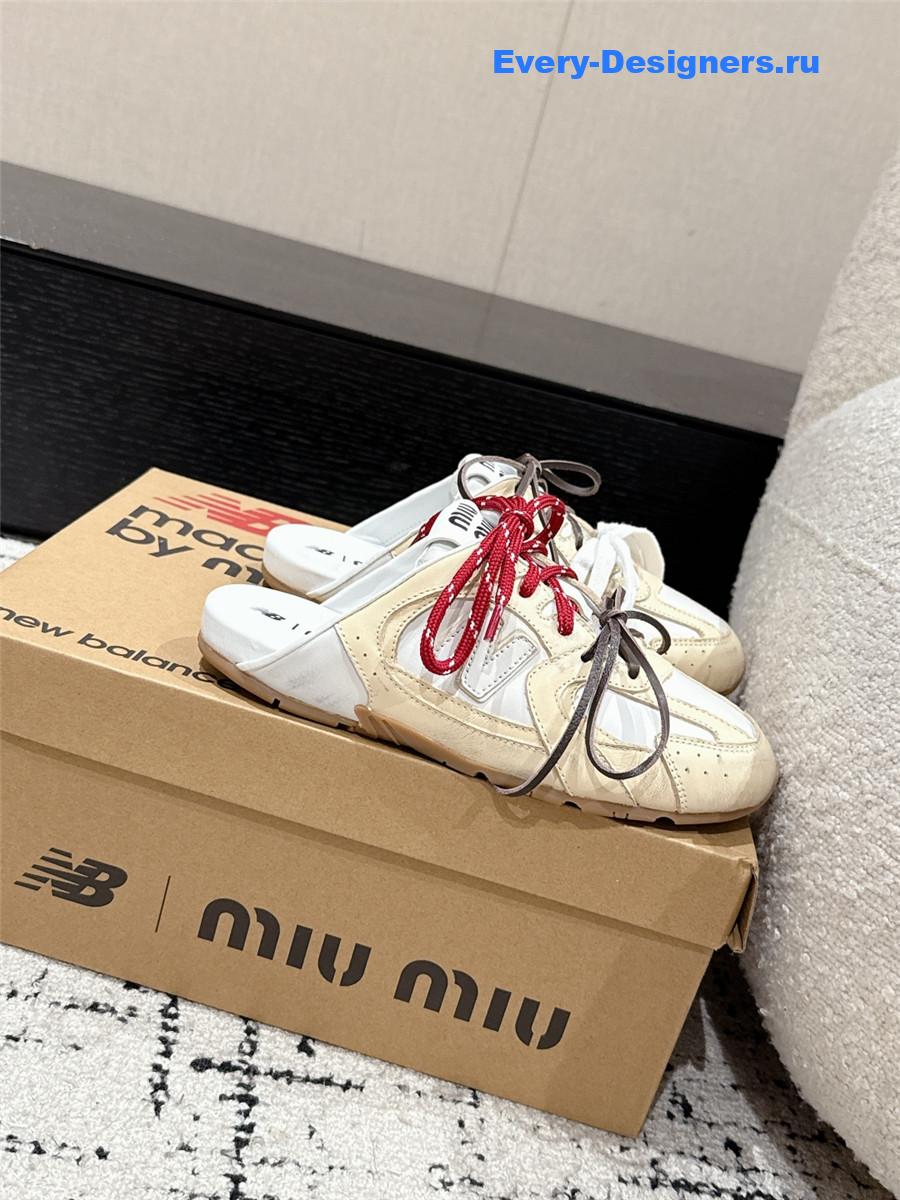 Miu Miu x New Balance Mules in Neutrals