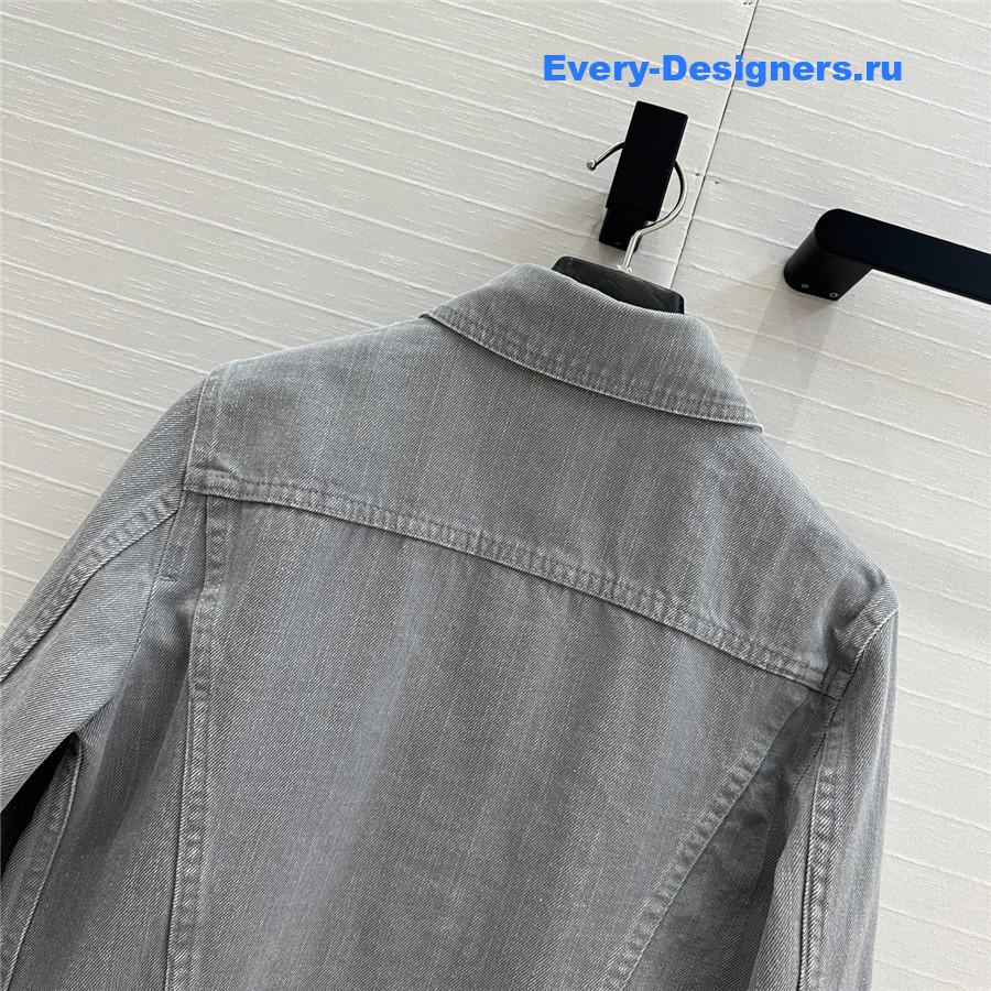 F**di haze blue denim jacket