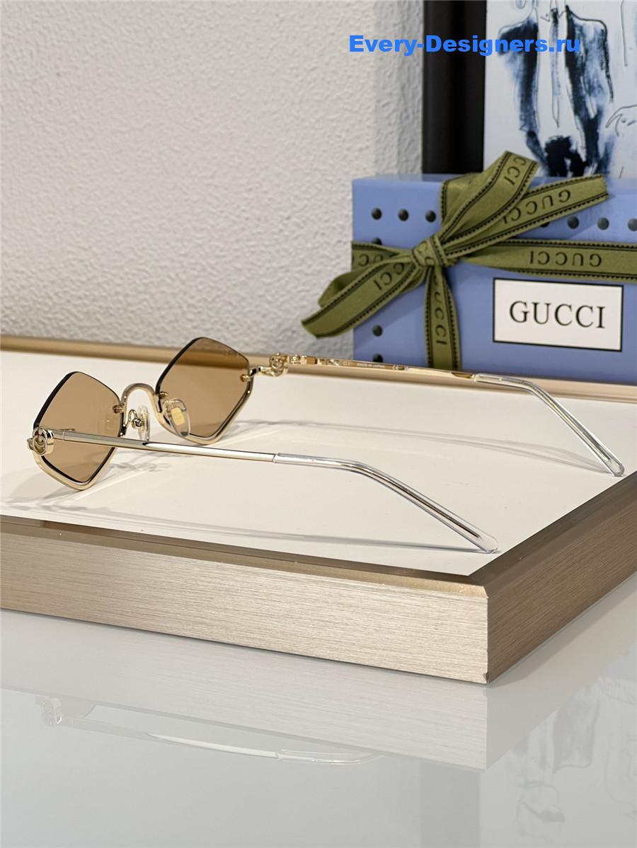 Gvc*1 brown gg upside down sunglasses