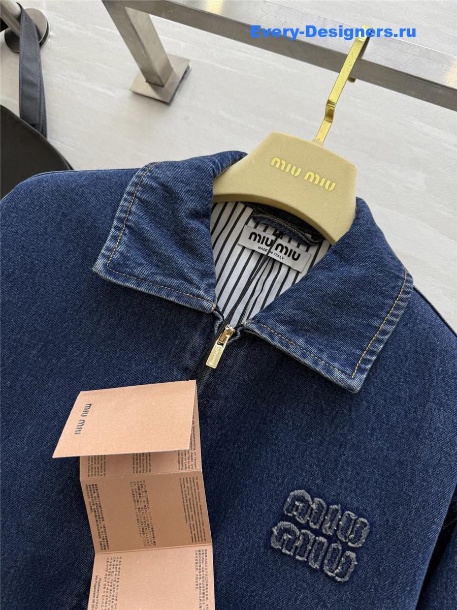 Miu Miu Blue Denim Jacket