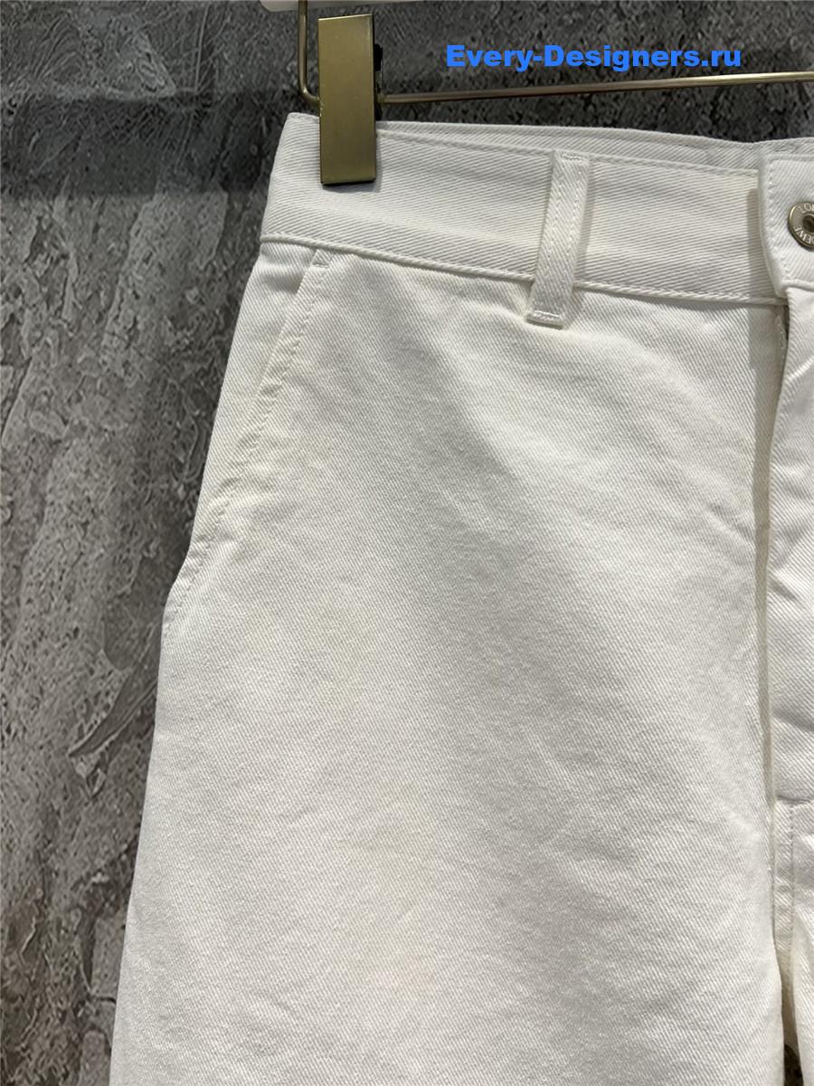 L0ew* anagram white baggy jeans