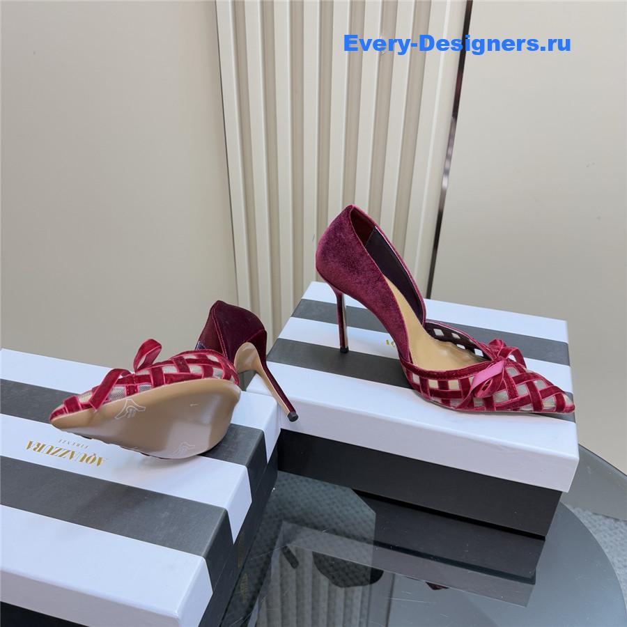 Aquazzura 100mm Romance Pumps Red