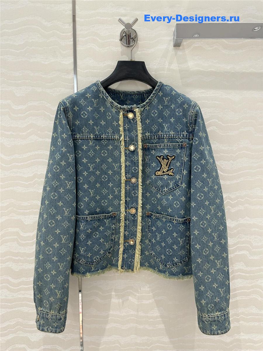 l0vis Vvtt0n embroidered denim jacket