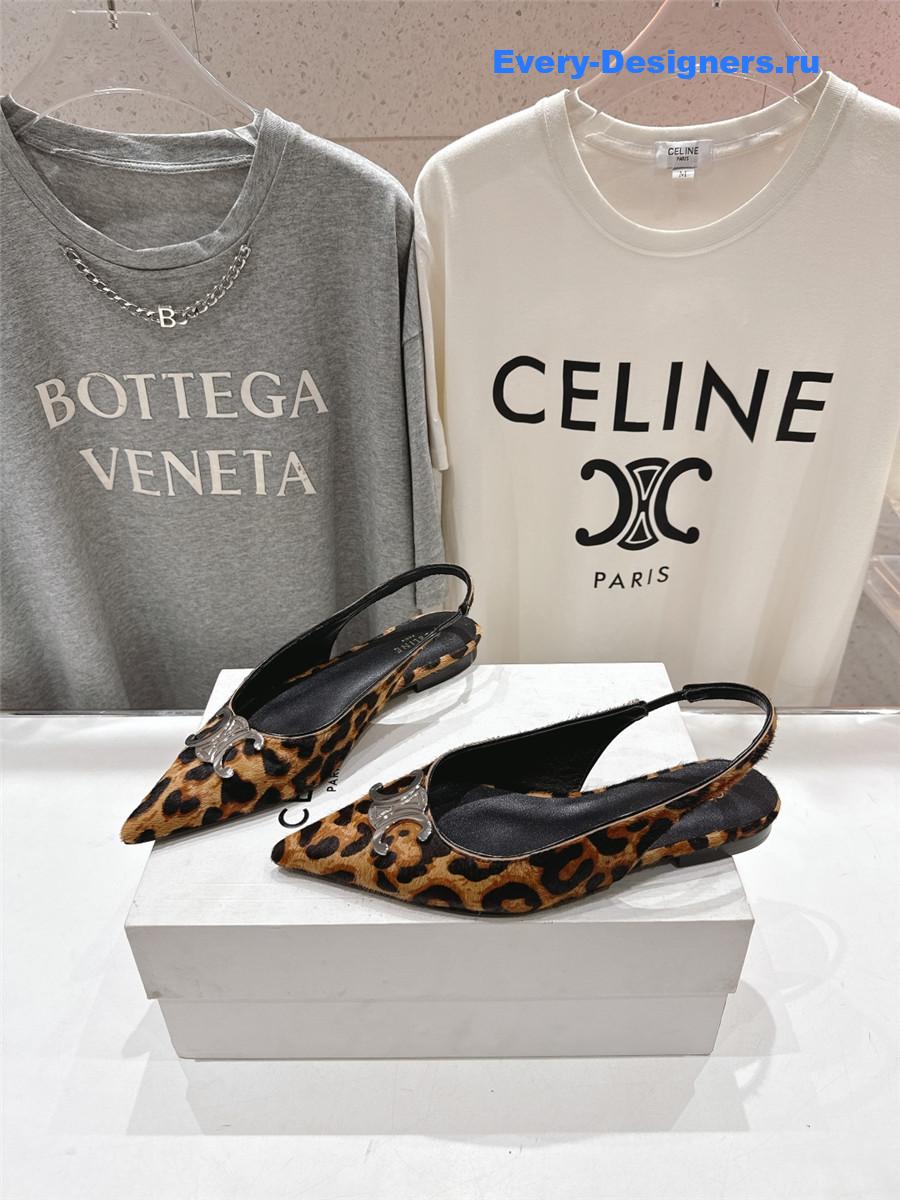 Ce1i*e triomphe brown slingback flats