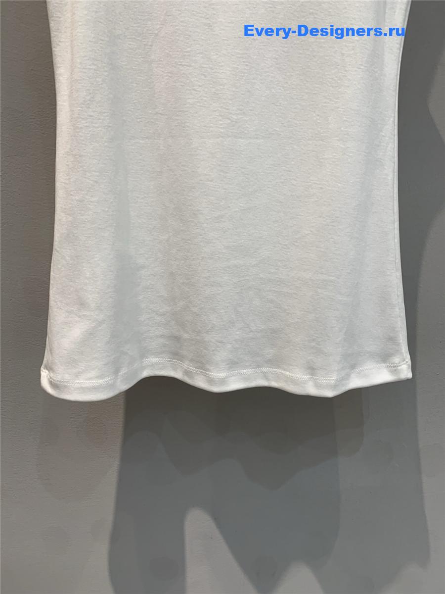 Pra*a white straps tank