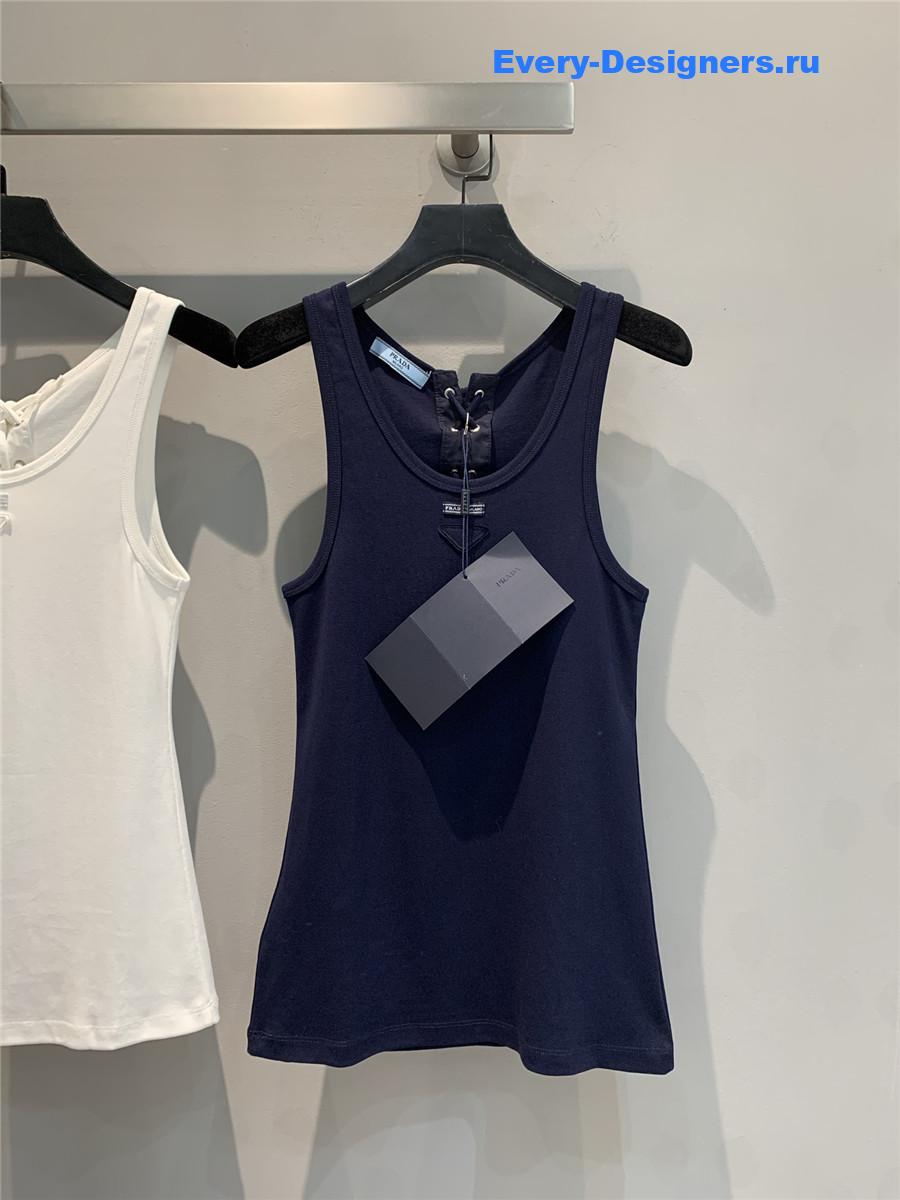 Pra*a dark blue straps tank