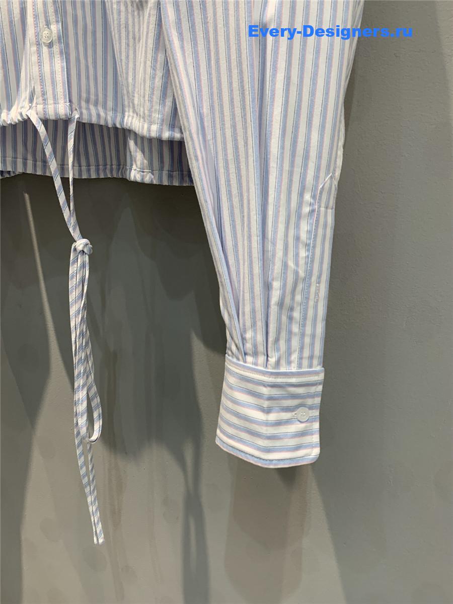 A1exa*der wang light blue striped shirt