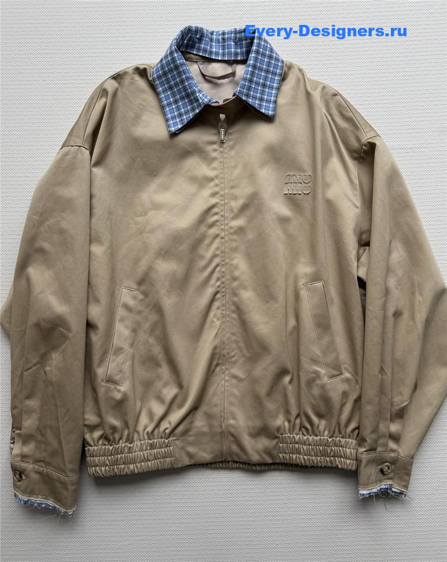Miu Miu Cord Blouson Jacket