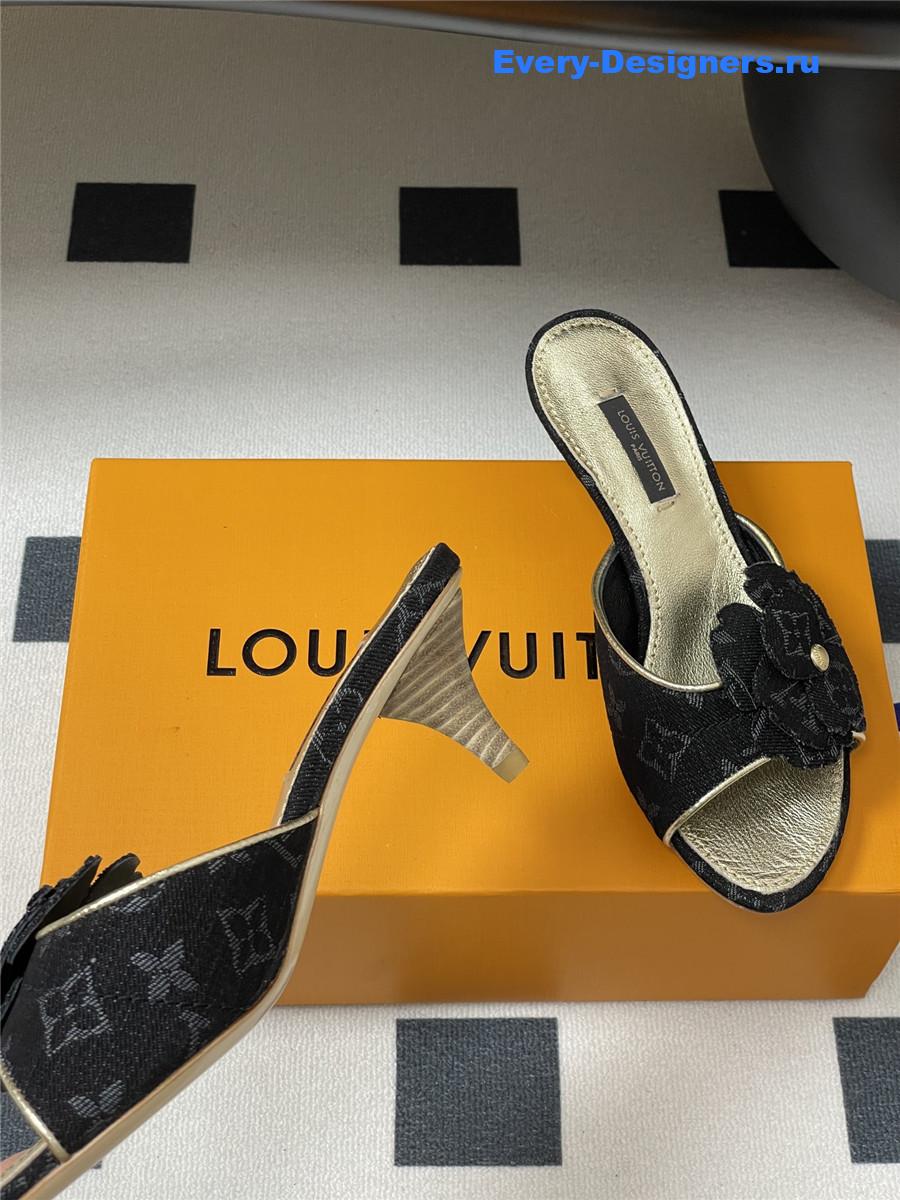 l0vis Vvtt0n grey denim mules