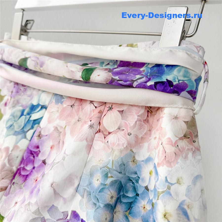 Zimm Floral Belted Shorts