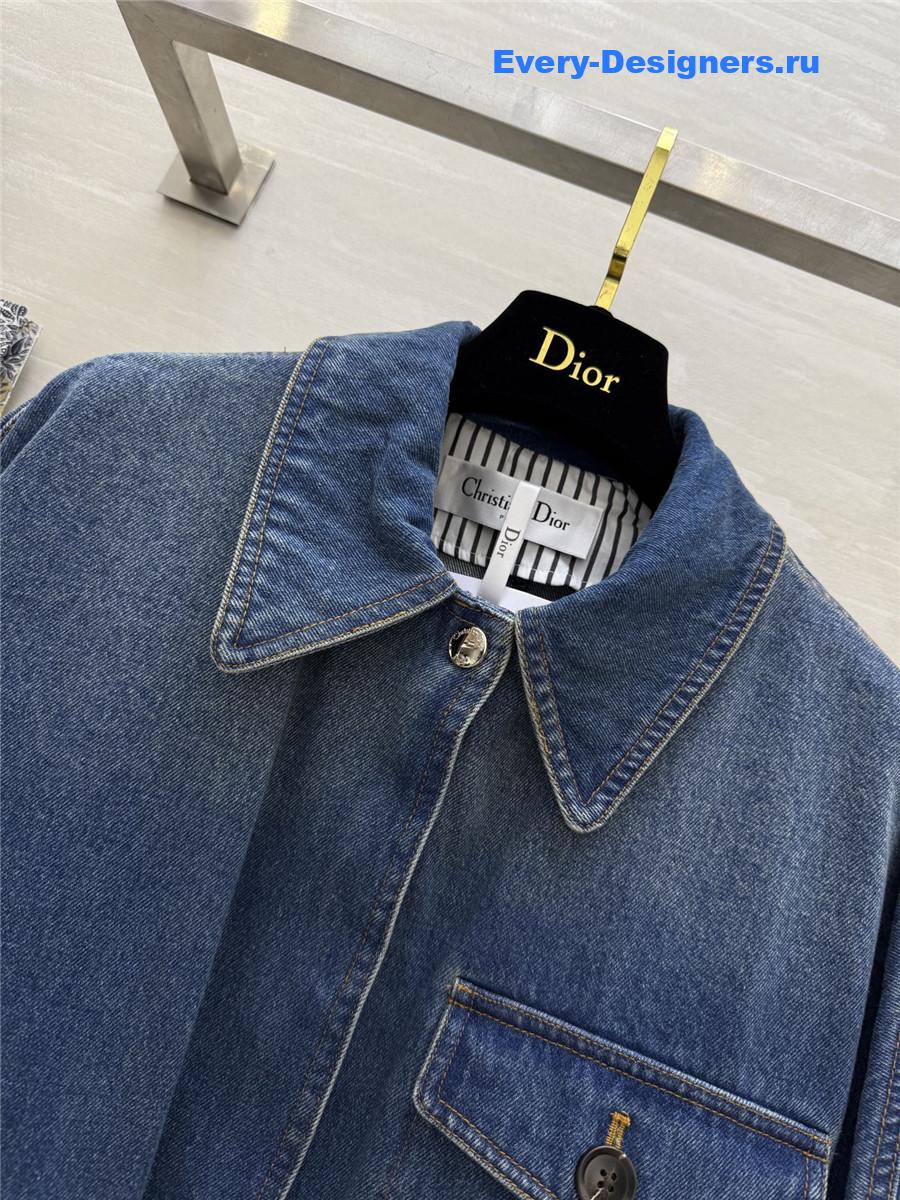 D10r blue boxy denim jacket