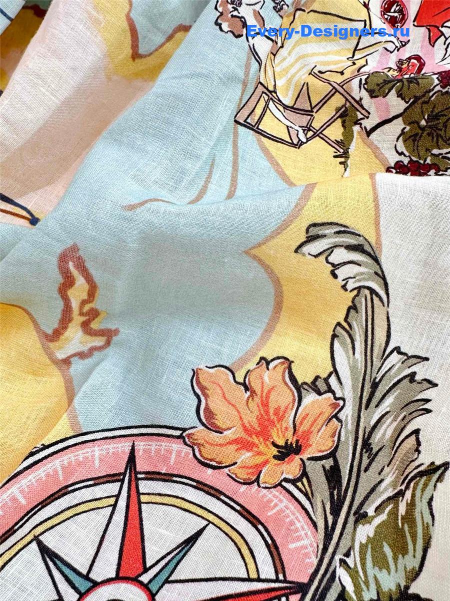 Zimm Nautical Map Dress